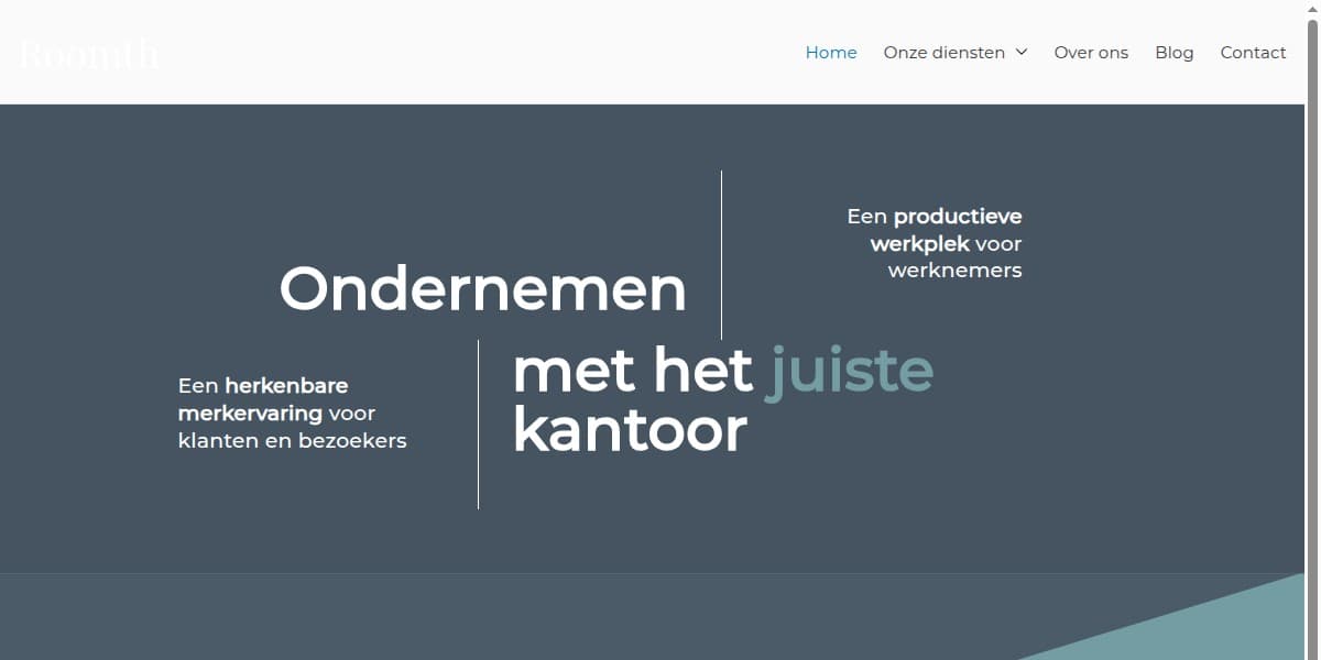 Case screenshot van Roomth