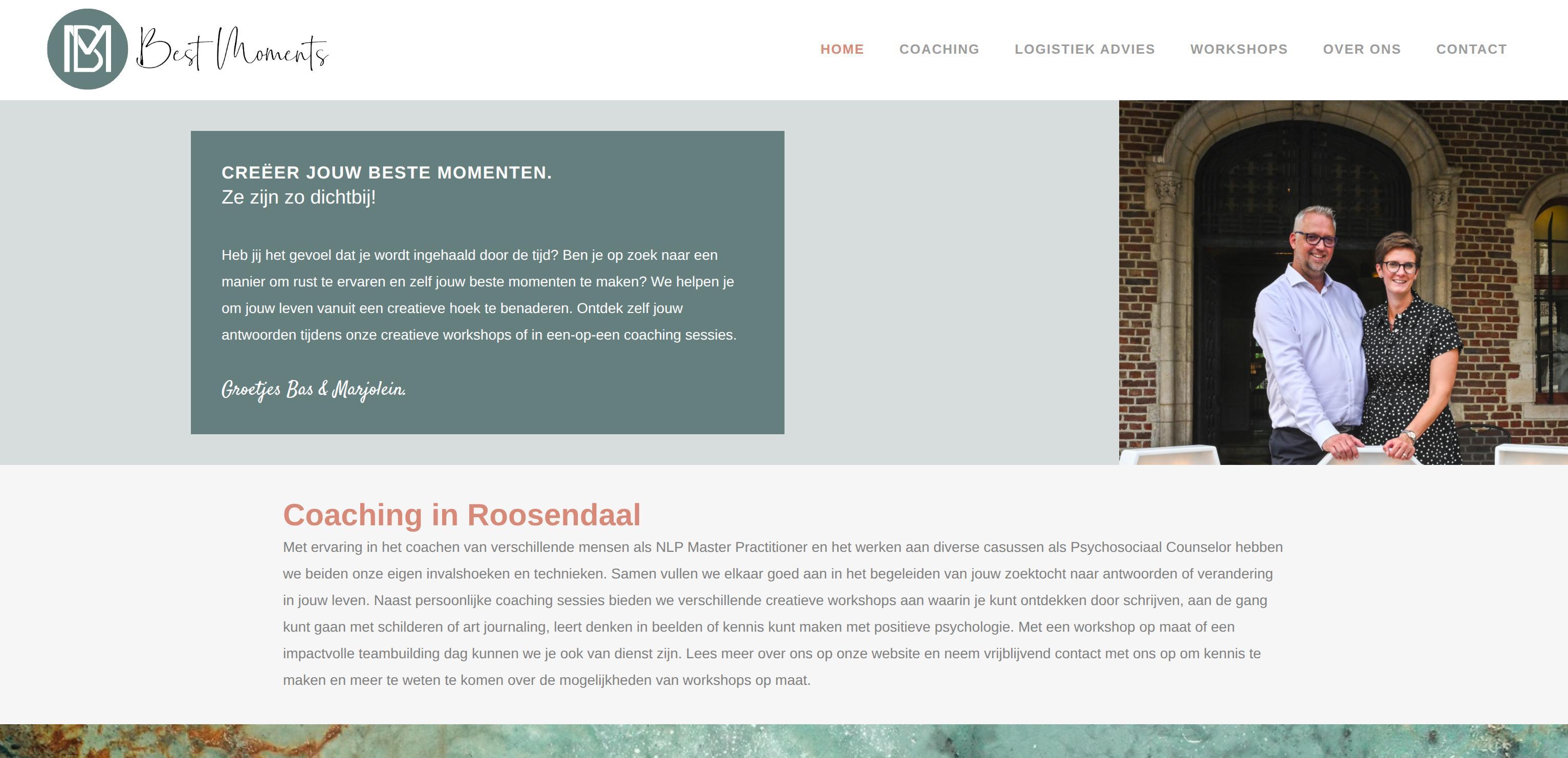 Screenshot van case voor Best Moments