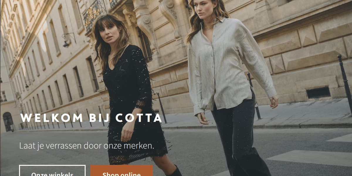 Case screenshot van COTTA
