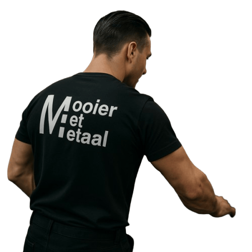 Persoon-overlay in case van Mooier met Metaal